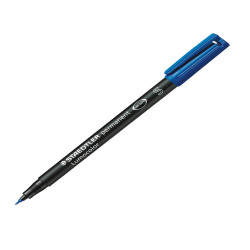 Pennarello Lumocolor Permanent 313 - punta 0,4mm - blu - Staedtler