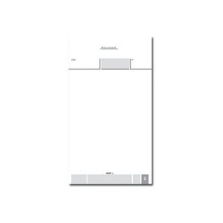 Data Ufficio - Ordini generici - 25 fogli - 100 x 168 mm - tripla - senza carbonio - numerato