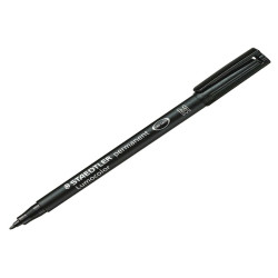 Pennarello Lumocolor Permanent 317 - punta 1,0mm - nero - Staedtler