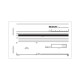 Data Ufficio - Registro delle ricevute di pagamento - 50 fogli - 168 x 100 mm - duplicato - senza carbonio