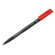 Pennarello Lumocolor Permanent 317 - punta 1,0mm - rosso - Staedtler