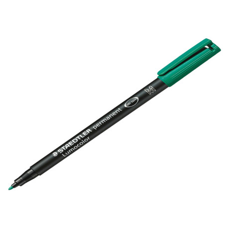 Pennarello Lumocolor Permanent 317 - punta 1,0mm - verde - Staedtler