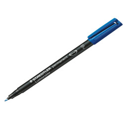 Pennarello Lumocolor Permanent 318 - punta 0,6 mm - blu - Staedtler
