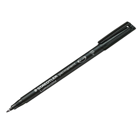 Pennarello Lumocolor Permanent 318 - punta 0,6 mm - nero - Staedtler