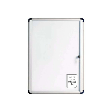 Bi-Office Enclore Budget - Lavagna integrata - 270 x 357 mm - A4 - acciaio laccato - magnetica - bianco