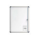 Bi-Office Enclore Budget - Lavagna integrata - 624 x 670 mm - 6 x A4 - acciaio laccato - magnetica - bianco