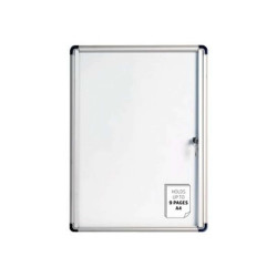 Bi-Office Enclore Budget - Lavagna integrata - 710 x 971 mm - 9 x A4 - acciaio laccato - magnetica - bianco