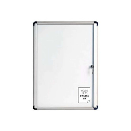 Bi-Office Enclore Budget - Lavagna integrata - 710 x 971 mm - 9 x A4 - acciaio laccato - magnetica - bianco