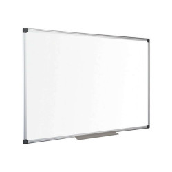 Bi-Office Maya - Lavagna bianca - montabile a parete - 1800 x 1200 mm - smalto ceramica - bianco - struttura in alluminio anodi