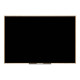 Bi-Office New Basic - Lavagna - 885 x 585 mm - non magnetico - nero - cornice nera