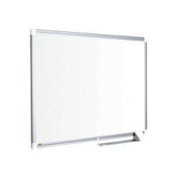 Bi-Office New Generation Maya - Lavagna bianca - montabile a parete - 1500 x 1000 mm - acciaio laccato - non magnetico - bianco