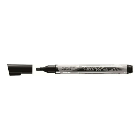 BIC VELLEDA - Marcatore - non permanente - per lavagna bianca - nero - inchiostro a base alcolica - 2.2 mm - medio (pacchetto d