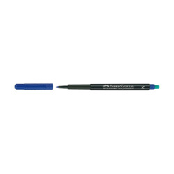 Pennarello Multimark universale permanente con gomma - punta media 1,0mm - blu - Faber-Castell