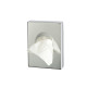 Dispenser ABS per sacchetti igienici - 9,8x2,5x13,8 cm - argento cromato - Medial