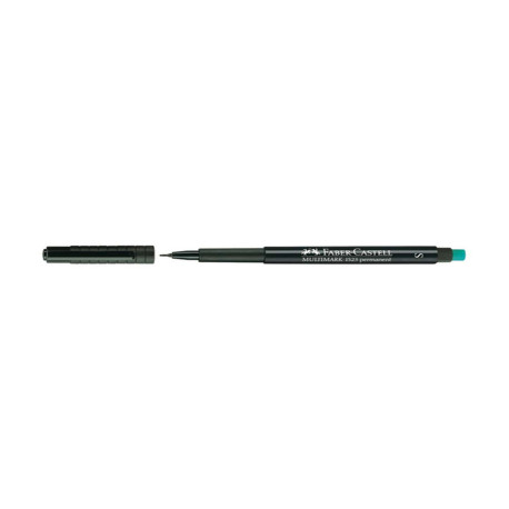 Pennarello Multimark universale permanente con gomma - punta superfine 0,4mm - nero  - Faber-Castell