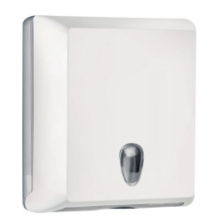 Dispenser asciugamani EColored piegati a Z/C - 29 x 10,5 x 30,5 cm - adamello white - Mar Plast