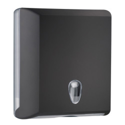 Dispenser asciugamani Ecolored piegati a Z/C - 29 x 10,5 x 30,5 cm - vesuvian black - Mar Plast
