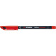 Pennarello OHPen universal permanente 841 - punta superfine 0,4 mm - rosso - Stabilo