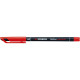 Pennarello OHPen universal permanente 843  - punta media 1,0 mm - rosso - Stabilo