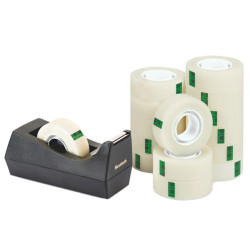 Dispenser C38 - per nastri 33 m - 14 rotoli Scotch Magic 900 inclusi - nero - Scotch