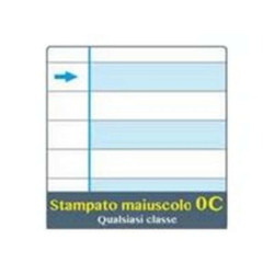 Blasetti One Color Didattico - Taccuino - A4 Maxi - 18 fogli / 36 pagine - a righe - disponibile in colori assortiti