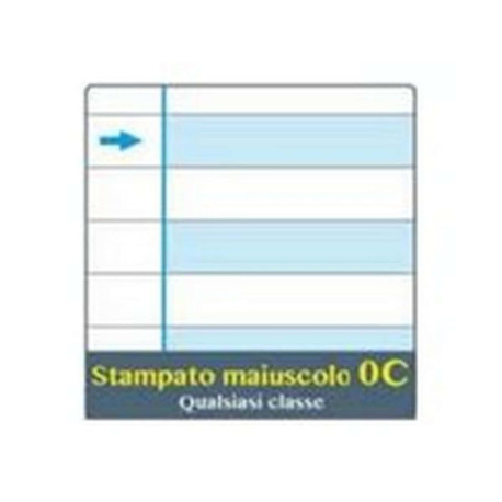 Blasetti One Color Didattico - Taccuino - A4 Maxi - 18 fogli / 36 pagine - a righe - disponibile in colori assortiti
