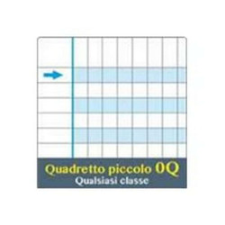 Blasetti One Color Didattico - Taccuino - A4 Maxi - 19 fogli / 38 pagine - quadretti - disponibile in colori assortiti