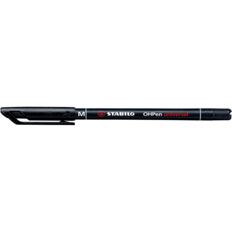 Pennarello OHPen universal permanente 843 - punta media 1 mm - nero - Stabilo