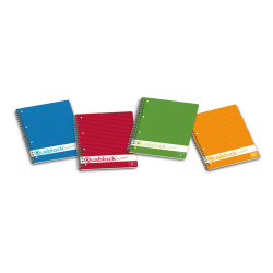 Blocco Quablock Original - spiralato - 22x29,5cm - 5 mm - 120 fogli - 80gr - 4 fori - microperforato - Pigna