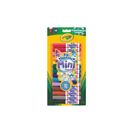 Crayola Pip-Squeaks Mini - Marcatore - colori assortiti (pacchetto di 14)