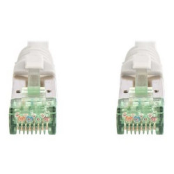 DIGITUS - Cavo patch - RJ-45 (M) a RJ-45 (M) - 1 m - SFTP - CAT 8.1 - IEEE 802.3 - senza alogeni, stampato - grigio