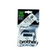 Brother M-K221BZ - Nero su bianco - Rotolo (0,9 cm x 8 m) 1 cassetta(e) rotolo di etichette - per P-Touch PT-55, PT-65, PT-75, 