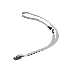 DURABLE - Laccio da collo per badge - grigio (pacchetto di 10) - per P/N: 568002, 8149-19, 8157-19, 8603-19, 8610-19, 8612-19, 
