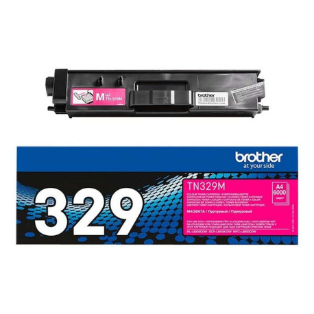 Brother TN329M - Magenta - originale - cartuccia toner - per Brother DCP-L8450CDW, HL-L8350CDW, HL-L8350CDWT, MFC-L8850CDW