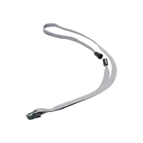 DURABLE - Laccio da collo per badge - grigio (pacchetto di 10) - per P/N: 568002, 8149-19, 8157-19, 8603-19, 8610-19, 8612-19, 