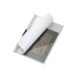 DURABLE CORNERFIX - Tasca per angolo autoadesiva - trasparente (pacchetto di 100)