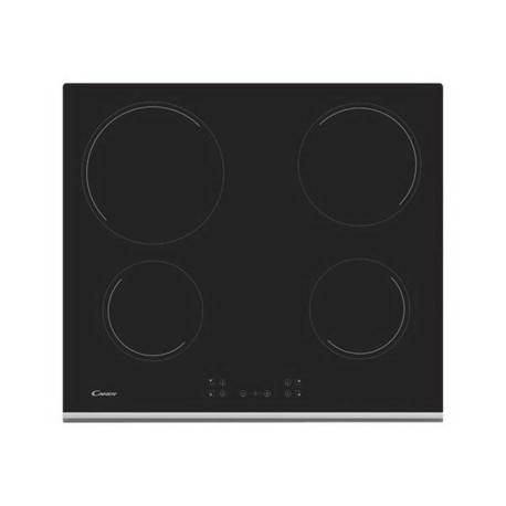 Candy CH64XB - Piano cottura in vetroceramica - 4 piastre - Nicchia - larghezza: 56 cm - prof. 49 cm - nero