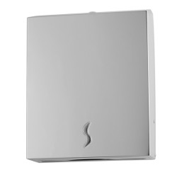 Distributore asciugamani piegati Brinox - 28x10,2x36,5 cm - acciaio inox - capacità 400 fogli - grigio - Medial International