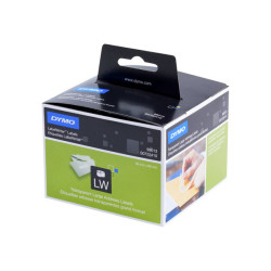 DYMO LabelWriter - Plastica - adesivo permanente - trasparente - 36 x 89 mm 260 etichette (1 rotolo(i) x 260) Etichette per ind