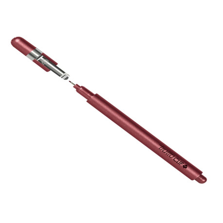 Pennarello Tratto clip - tratto 0,3 mm - rosso - Tratto