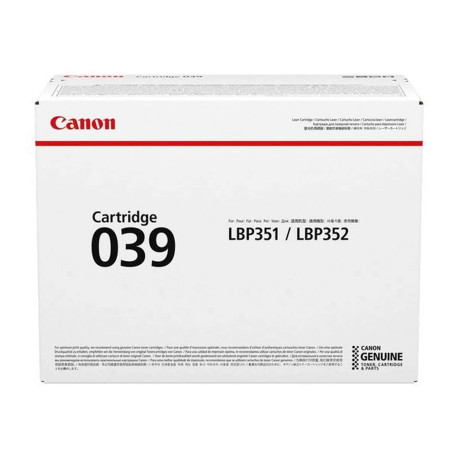 Canon 039 - Nero - originale - cartuccia toner - per imageCLASS LBP351dn, LBP351x, LBP352dn, LBP352x- i-SENSYS LBP351x, LBP352x