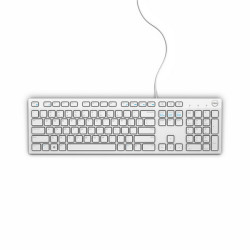 DELL Tastiera cablata - KB216 - Inglese (Stati Uniti internazionale) (QWERTY) - bianca, Full-size (100%), Cablato, USB, QWERTY,