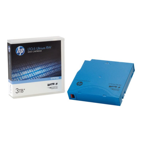 HPE Ultrium Non-Custom Labeled Data Cartridge - 20 x LTO Ultrium 5 - 1.5 TB / 3 TB - etichettato - blu chiaro - per HPE MSL2024