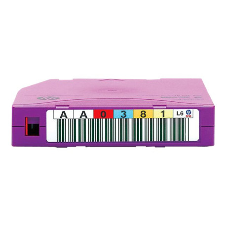 HPE Ultrium RW Custom Labeled No Case Data Cartridge - 20 x LTO Ultrium 6 6.25 TB - etichettato - viola - per StorageWorks SAS 