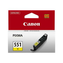 Canon CLI-551Y - 7 ml - giallo - originale - serbatoio inchiostro - per PIXMA iP8750, iX6850, MG5550, MG5650, MG5655, MG6450, M