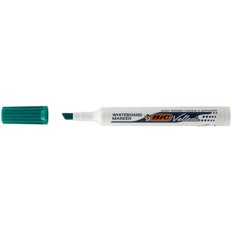 Pennarello Whiteboard Marker Velleda 1791  - punta a scalpello da 3,3 a 4,6mm - verde - Bic