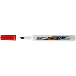 Pennarello Whiteboard Marker Velleda 1791  - punta a scalpello da 3,3mm a 4,6mm  - rosso - Bic