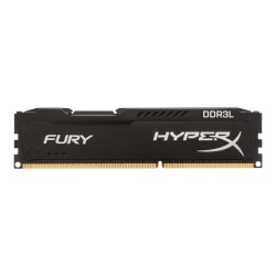 HyperX FURY - DDR3L - kit - 16 GB: 2 x 8 GB - DIMM a 240 pin - 1600 MHz / PC3L-12800 - CL10 - 1.35 / 1.5 V - senza buffer - non