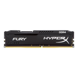 HyperX FURY - DDR4 - kit - 16 GB: 4 x 4 GB - DIMM 288-PIN - 2666 MHz / PC4-21300 - CL15 - 1.2 V - senza buffer - non ECC - nero