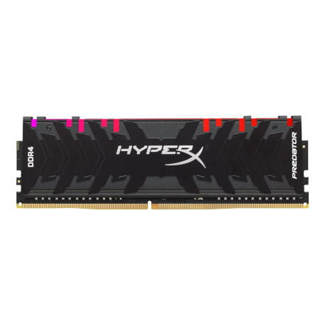 HyperX Predator RGB - DDR4 - kit - 32 GB: 4 x 8 GB - DIMM 288-PIN - 3200 MHz / PC4-25600 - CL16 - 1.35 V - senza buffer - non E